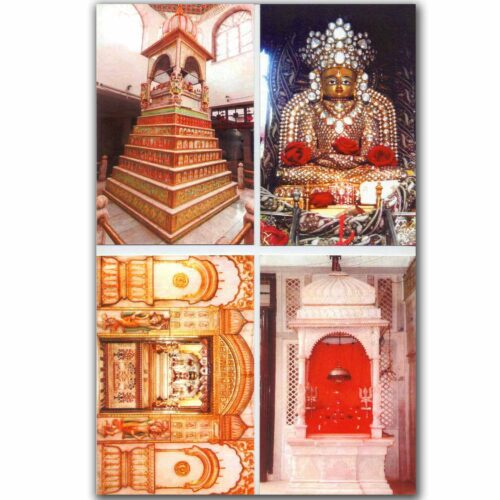 2014 Kolkata Bi-Centenary Celebration Jain Swetamber Temple Set of 10 Picture Postcards cancelled