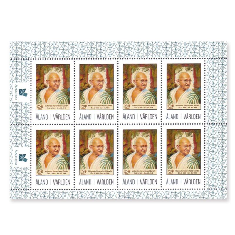 2019 Aland Gandhi 150th Birth Anniversary 1v Stamp Full Sheet