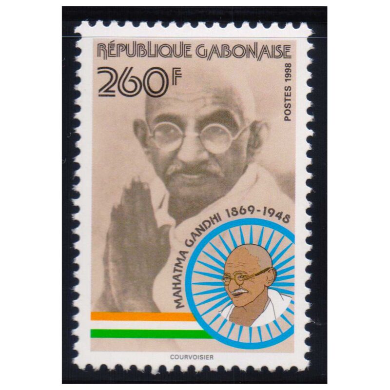 1998  Gabon Gandhi 1v Stamp