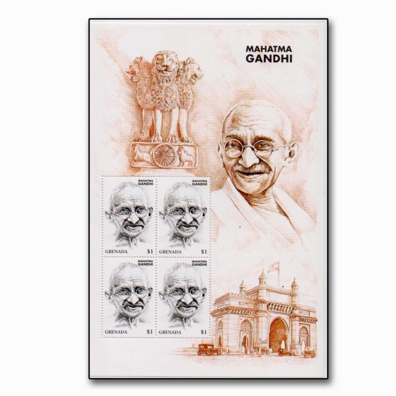 1998  Grenada Mahatma Gandhi Sheetlet