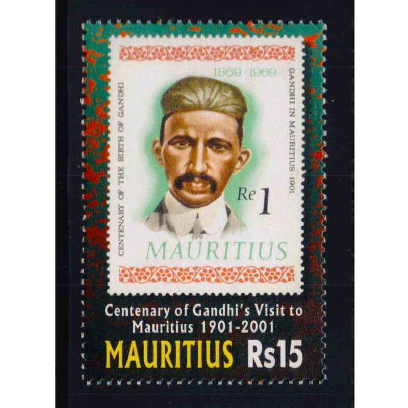 2001  Mauritius Centenary of Gandhi's Visit 1v Stamp