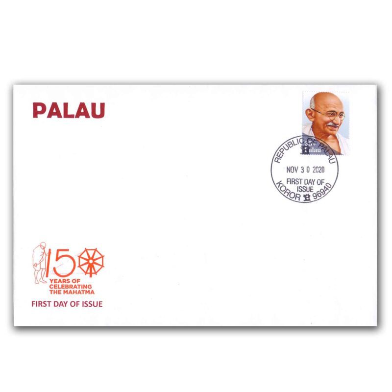 2020 Palau Gandhi 150th Birth Anniversary 1v Stamp on FDC