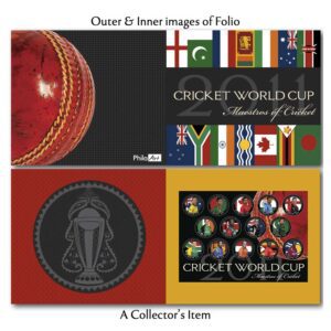 2011 St. Kitts World Cup Cricket Sheetlet Stamp in Presentation Pack