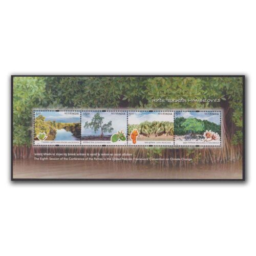 2002 Mangroves of India Miniature Sheet