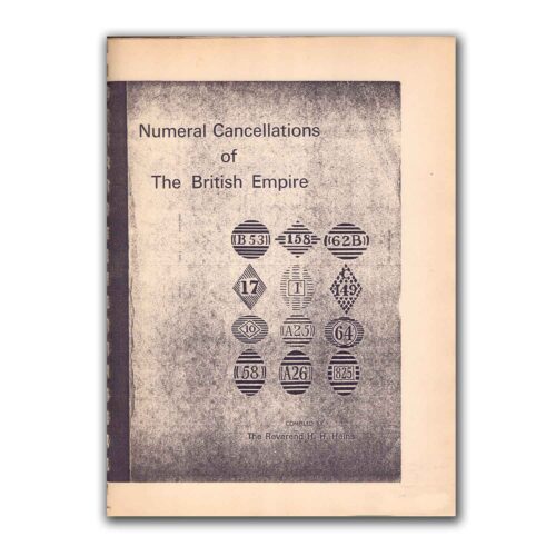 1967 Numeral Cancellations of British Empire by Rev. H. H. Heins (Photocopy)