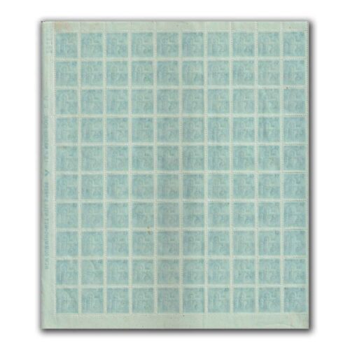 1982 Technology in Agriculture 15p (6th Series) (wmk. Ashokan) Definitive Stamp Sheet