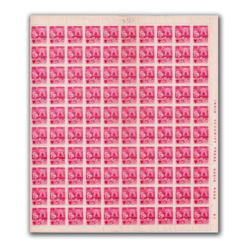 1982 Family Planning 35p (6th Series) (wmk. Ashokan) Definitive Stamp Sheet