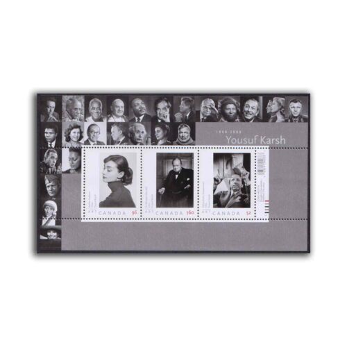 2008 Canada Indira Gandhi Yousuf Karsh MIniature Sheet