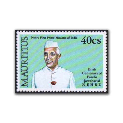 1989 Mauritius Jawaharlal Nehru  Birth Centenary 1v Stamp