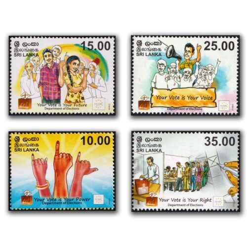 2015 Sri Lanka 60th Anniversary of the Election Department 4v Stamp