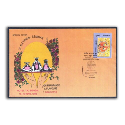 1993 Calcutta XI National Seminar on Fragrance & Flavours, Hotel Taj Bengal Special Cover