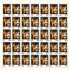 1975 Indian Classical Dances (Manipuri) 1v Mint Sheet of 35 Stamps