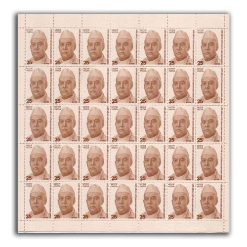 1975 Birth Centenary of Karmavir Navinchandra Bardoloi Mint Sheet of 35 Stamps