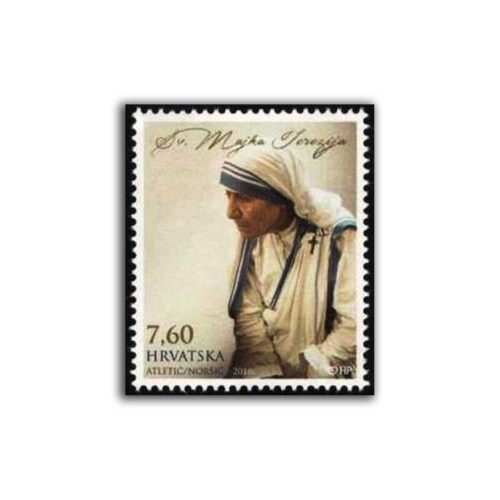 2016 Croatia Proclaimation of Mother Teresa as a Saint 1v Stamp