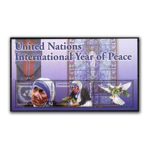 2004 Dominica Mother Teresa International Year of Peace Miniature Sheet