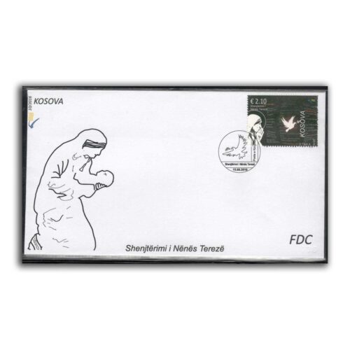 2016 Kosova Mother Teresa 1v Stamp on FDC