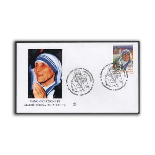 2016 Vatican City Mother Teresa 1v Stamp on FDC