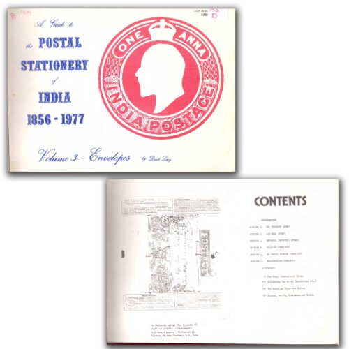 A Guide to the Postal Stationery of India Vol. I, II & III by Derek Lang