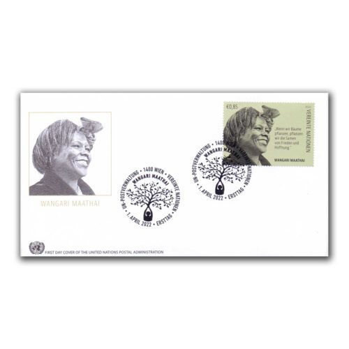 2022 UN Wangari Maathai 1v Stamp on FDC