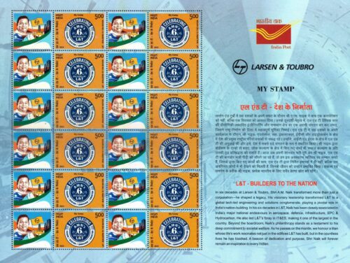 2023 Larsen & Toubro My Stamp Sheet