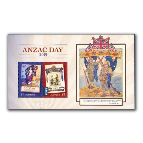 2019 Australia Anzac Day CTO Miniature Sheet