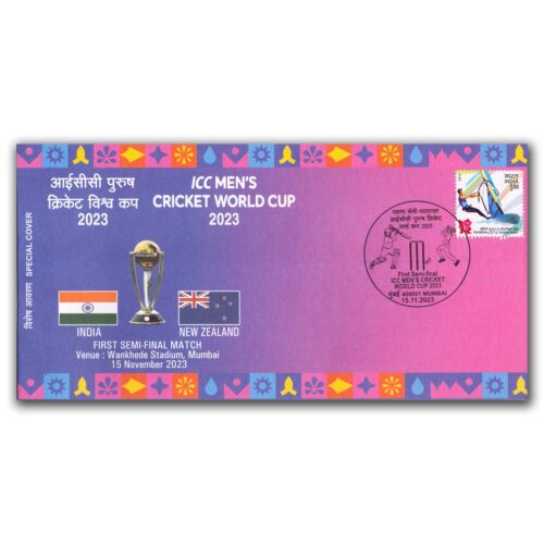 Mumbai First Semi Final ICC Men's Cricket World Cup 2023 Special Cover