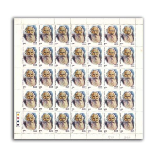 1978 150th Annv. of Leo Tolstoy, Mint Sheet of 35 Stamps