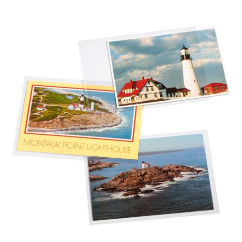 Lighthouse Protective Sleeves for FDCs & Postcard (187x125 mm)