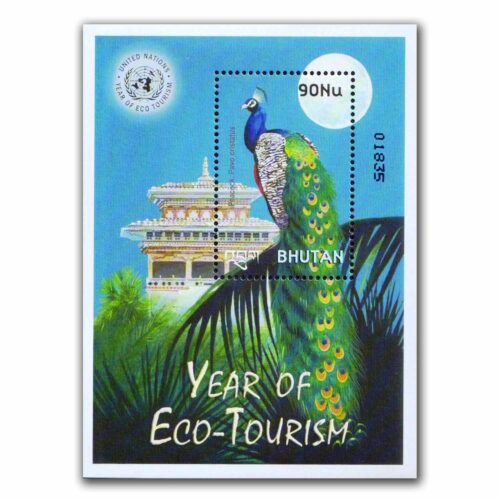 2002 Bhutan Eco Tourism Miniature Sheet