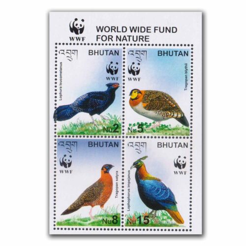 2003 Bhutan WWF Nature Sheetlet