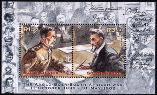 2002 The Anglo-Boer South African War M/Sheet Gandhi Theme