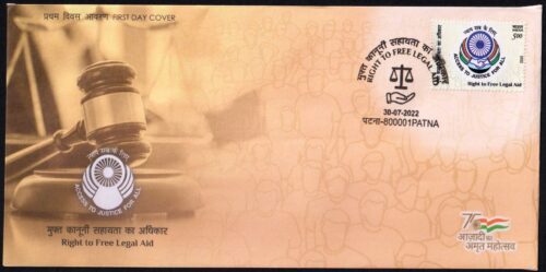 2022 Right to Free Legal Aid 1v Stamp on FDC