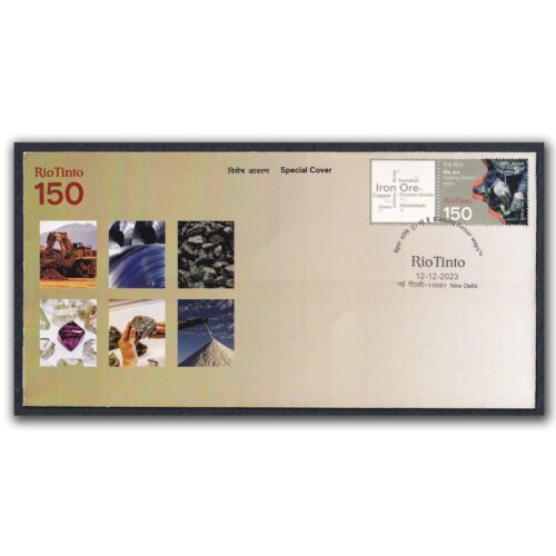 2023 150 Years of Rio Tinto Special Cover with matching Mystamp