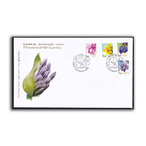 2016 Flowers of Sri Lanka 12v Stamp on 3 FDCs