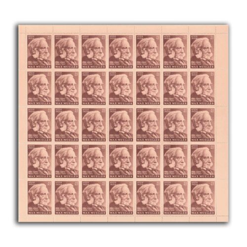 1974 Personalities Series (Max Mueller) 1v Mint Sheet of 35 Stamps