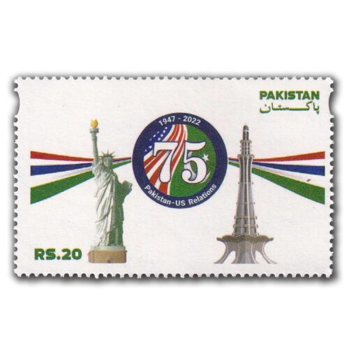 2023 Pakistan Diplomatic Relations between Pakistan and U.S.A. 1v Stamp