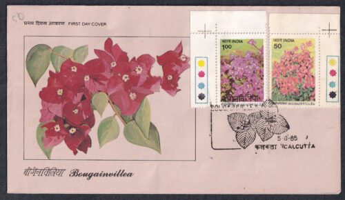 1985 Bougainvillea 2v Stamp on FDC