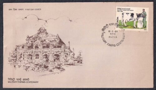 1989 Centenary of Military Farms 1v Stamp on FDC