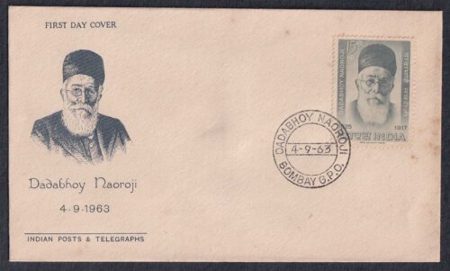 1963 Dr Dadabhoy Naoroji (Scholar and Patriot) 1v Stamp on FDC