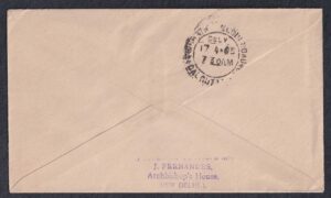 1965 Death Centenary of Abraham Lincoln (Statesman and Humanitarian) 1v Stamp on FDC Postally Used