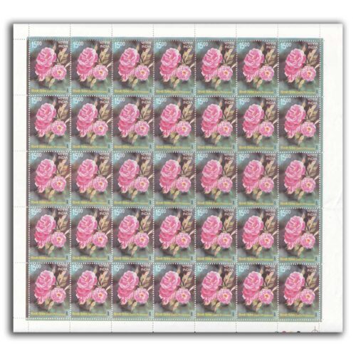 2007 Fragrance of Roses (Delhi Princess)  1v Mint Sheet of 35 Stamps