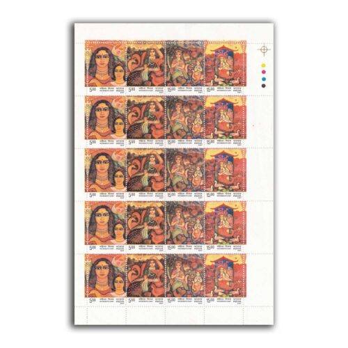 2007 International Women's Day 4v Mint Sheet of 20 Stamps