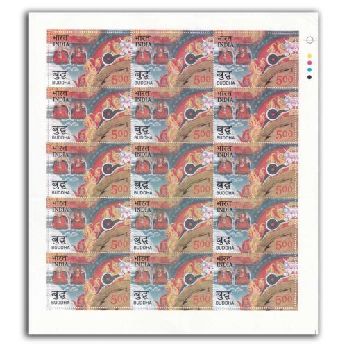 2007 2550 Years of Mahaparinirvana of the Buddha 6v Mint Sheet of 15 Stamps