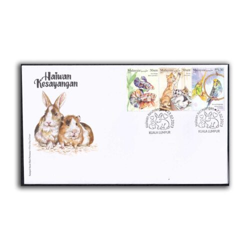 2023 Pets of Malaysia 3v Stamp on FDC