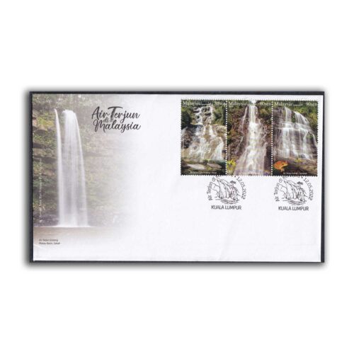 2022 Malaysian Waterfalls 3v Stamp on FDC