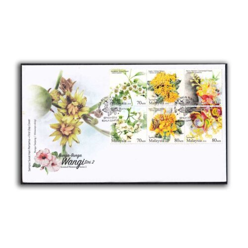 2016 Malaysia Scented Flowers Series II 6v Stamp on FDC