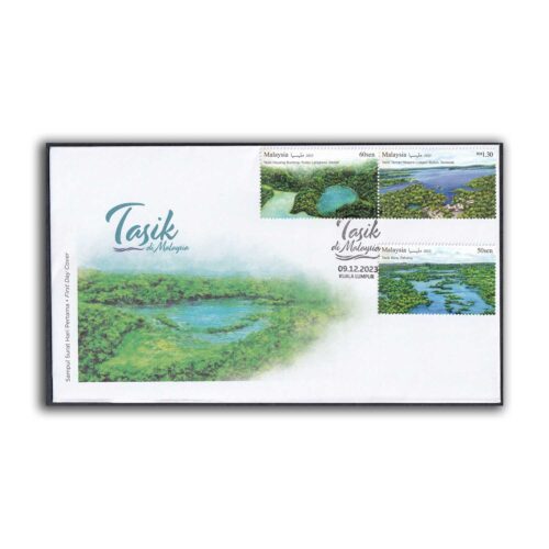 2023 Lakes of Malaysia 3v Stamp on FDC