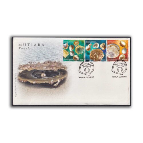 2015 Malaysia Pearls 3v Stamp on FDC