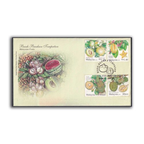 2014 Malaysia Malaysia Fruits 4v Stamp on FDC