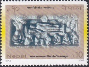 2005 Reliefs with Scenes from the Life of Buddha Stamp